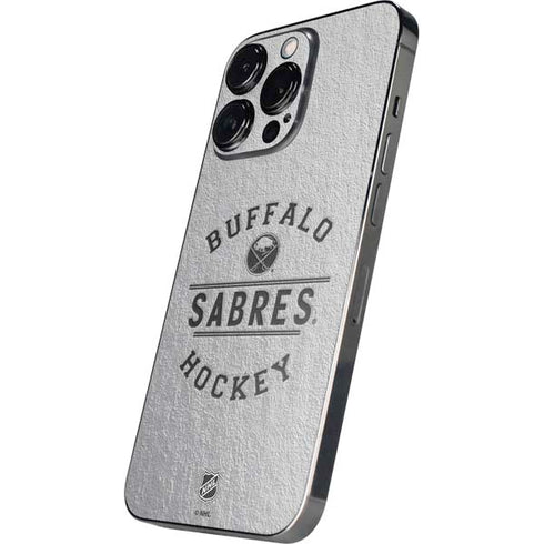 NHL Buffalo Sabres Black Text iPhone 16 Pro Skin